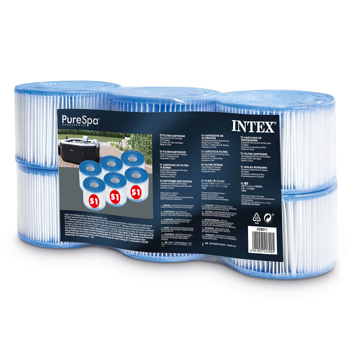 Filteri S1 komplet 6 kom set Pure SPA INTEX 29011
