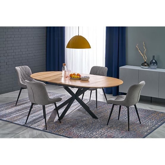 ACORD sklopivi stol, prirodni / crni (2p=1ks)