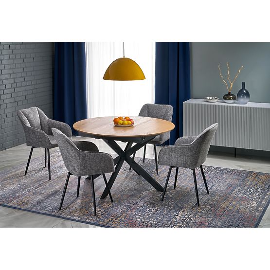 ACORD sklopivi stol, prirodni / crni (2p=1ks)