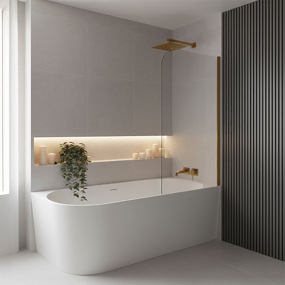 Akrilna Kutna Kada BELLANTO SLIM 170 Desna