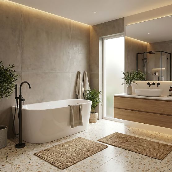 Akrilna zidna kada OLIMPIA 170 cm