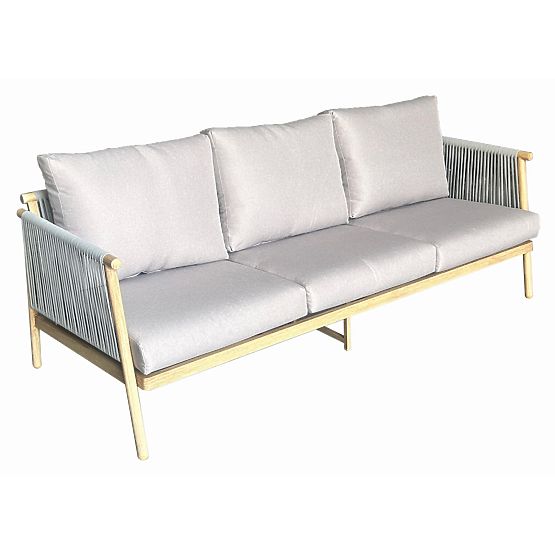 Aluminijska vrtna sofa BLANDO - velika 3-sjed, 186 cm