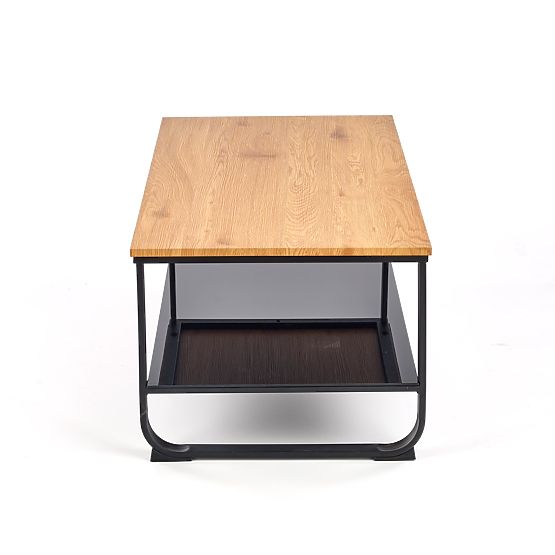 ARTIGA konferencijski stolić zlatni hrast / crni (1p=1ks)