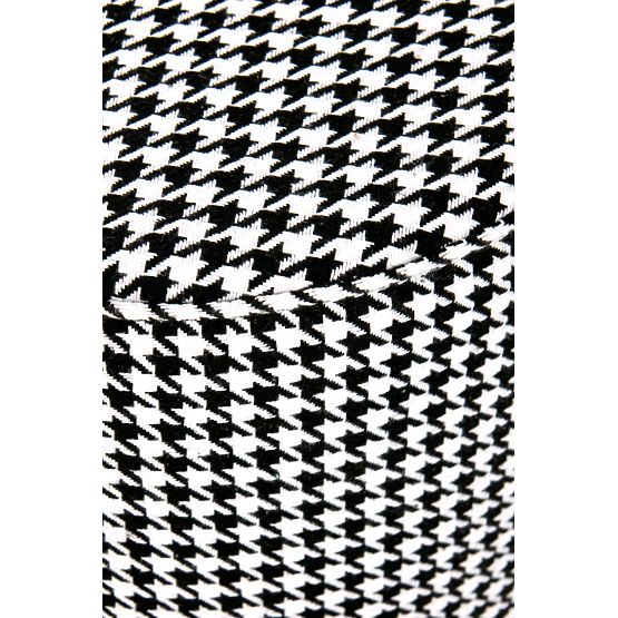 ARUNA pufa crna/bijela/zlatna (1p=1ks)