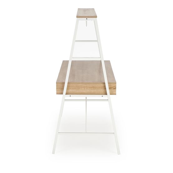 B48 radni stol hrast sonoma / bijeli