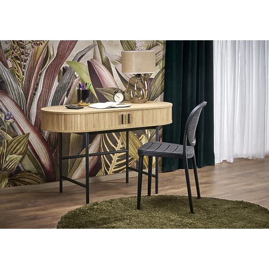 B51 prirodni/crni pisaći stol (1p=1ks)