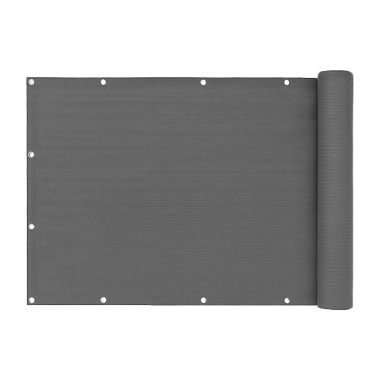 Balkonska tenda s okovom 100x500 cm zasjenjujuća mreža + instalacijski elementi siva MultiGarden