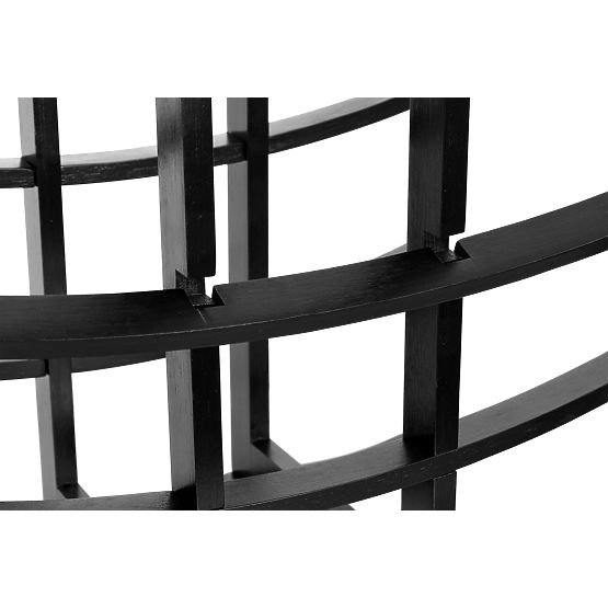 Bambusni stalak za vino Todgar crni