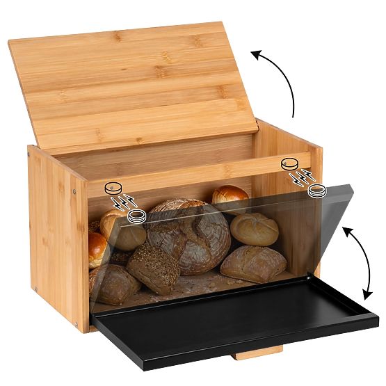 Bambusova kutija za kruh CHARLES