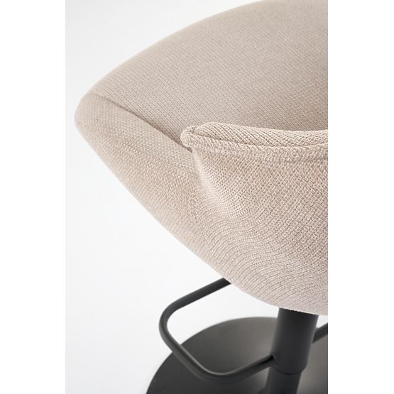 Barska stolica H122 noge - crne, sjedalo - bež (1p=2kom)