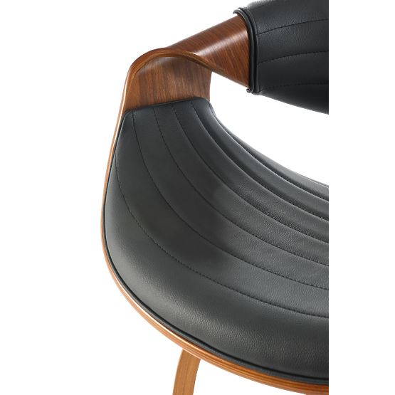 Barska stolica H123 crna / orah (1p=1ks)