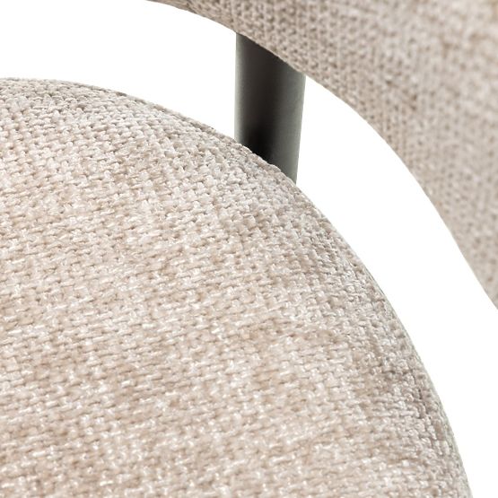 Barska stolica Rosario bež/crne noge