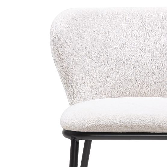 Barska stolica Yasmin II, ecru/crne noge