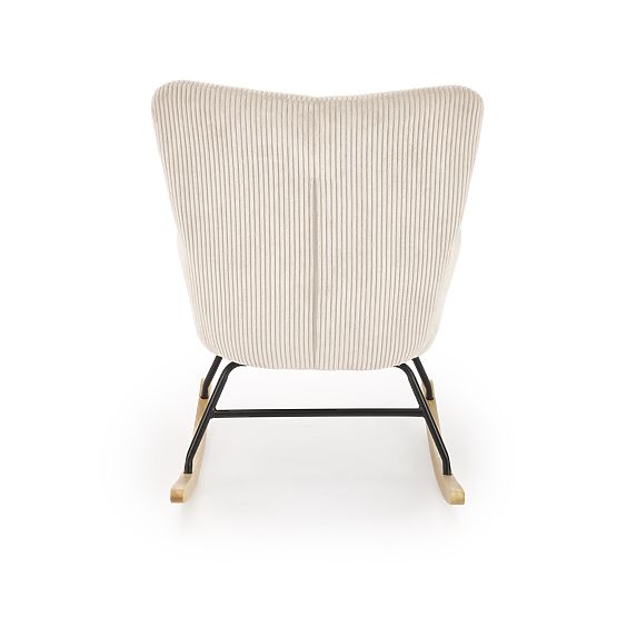 BELMIRO opuštajući naslonjač s funkcijom ljuljanja, krem (1p=1ks)