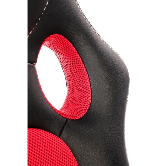 BERKEL uredska stolica crno-crvena (1p=1ks)