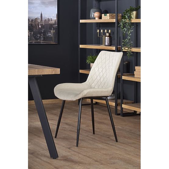 BERLIN proširivi stol 140-180 cm, ploča - orah, okvir - crni (2p=1ks)
