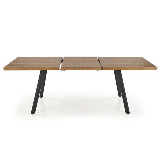 BERLIN proširivi stol 140-180 cm, ploča - orah, okvir - crni (2p=1ks)