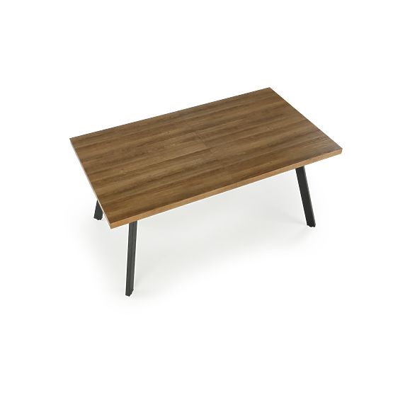 BERLIN proširivi stol 140-180 cm, ploča - orah, okvir - crni (2p=1ks)