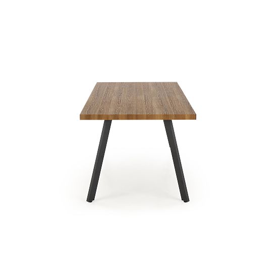 BERLIN proširivi stol 140-180 cm, ploča - orah, okvir - crni (2p=1ks)