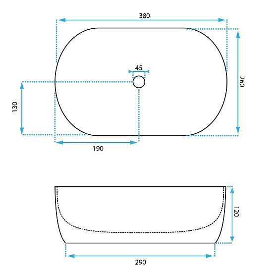 Bezvremenski umivaonik Rea AMELIA MINI