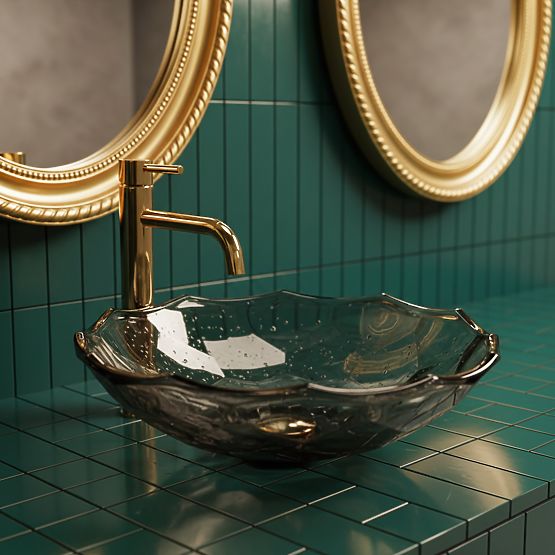 Bezvremenski umivaonik REA ARCTIC BLACK