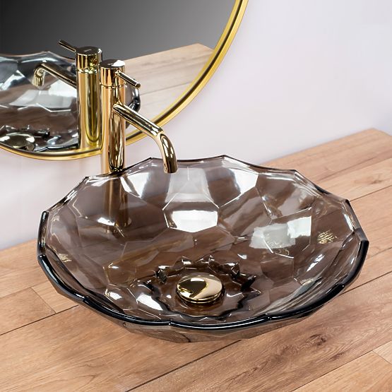 Bezvremenski umivaonik REA ARCTIC BLACK