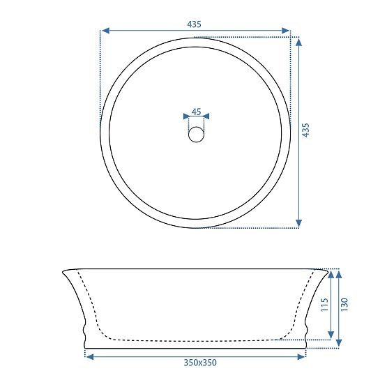 Bezvremenski umivaonik REA Betty