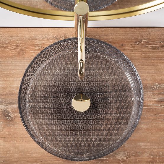 Bezvremenski umivaonik Rea Cristal Grey 39