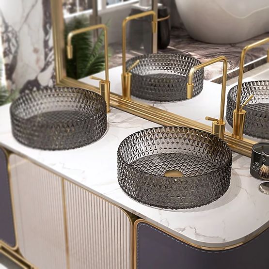 Bezvremenski umivaonik Rea Cristal Grey 39