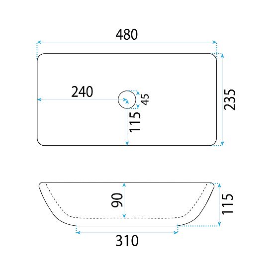 Bezvremenski umivaonik Rea Maria