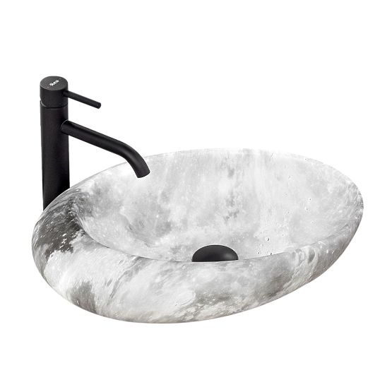 Bezvremenski umivaonik Rea Roxy C Stone L.GREY