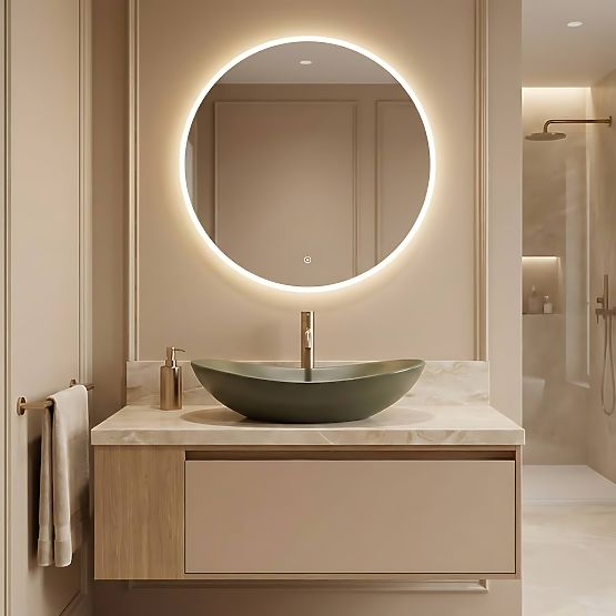 Bezvremenski umivaonik Rea Royal Olive Matt