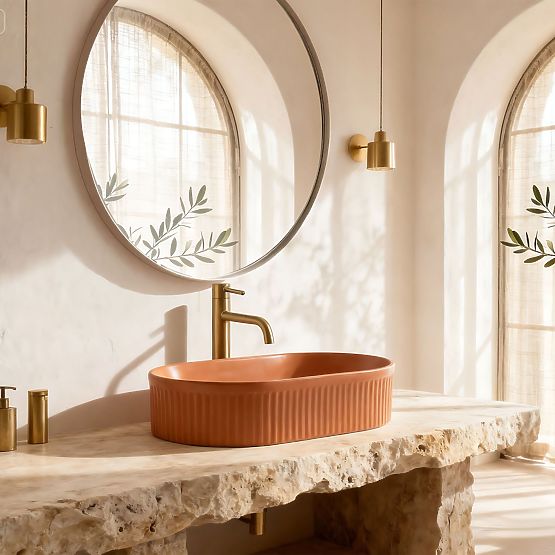 Bezvremenski umivaonik Rea Vanda Cinnamon Matt