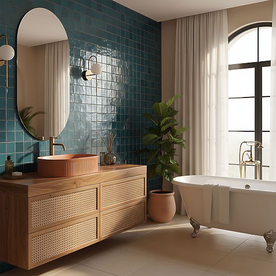 Bezvremenski umivaonik Rea Vanda Cinnamon Matt