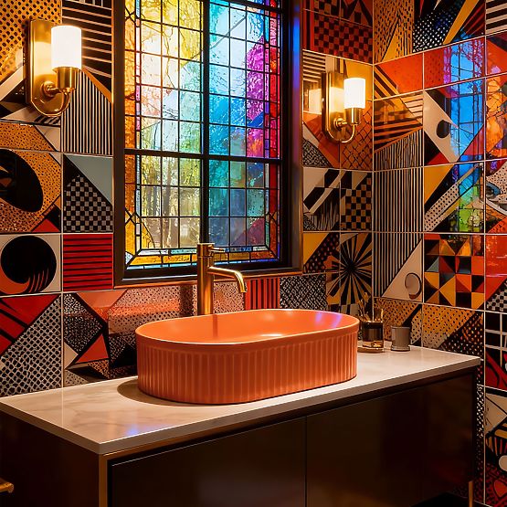 Bezvremenski umivaonik Rea Vanda Cinnamon Matt