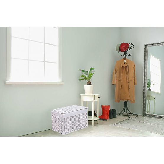 Bijela pletena škrinja 160 L