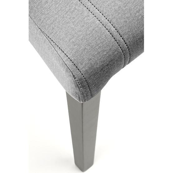 Blagovaonska stolica DIEGO 2 - svijetlosiva/crna