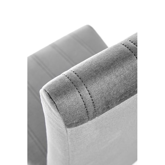 Blagovaonska stolica DIEGO 3 - svijetlosiva/prirodna