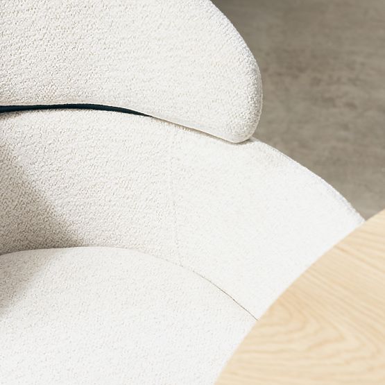 Blagovaonska stolica Granda, ecru/crne noge