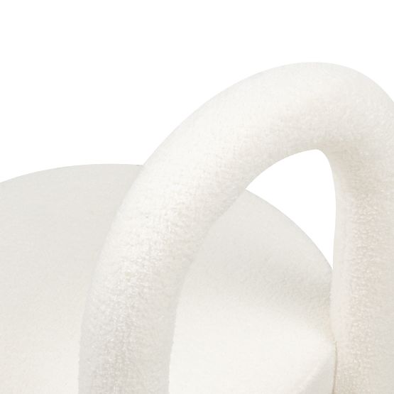 Blagovaonska stolica Ivo, ecru, boucle