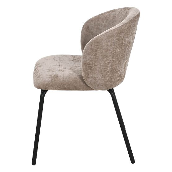 Blagovaonska stolica Larisa, smeđa/crne noge