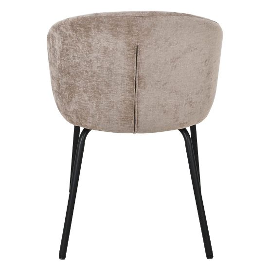 Blagovaonska stolica Larisa, smeđa/crne noge