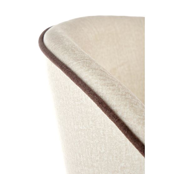 Blagovaonska stolica MARINO - med hrast/krem