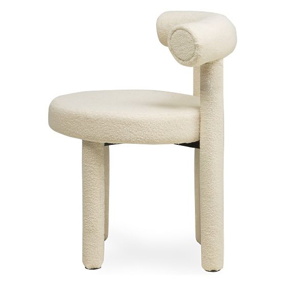 Blagovaonska stolica Pedro 2.0, krem, boucle