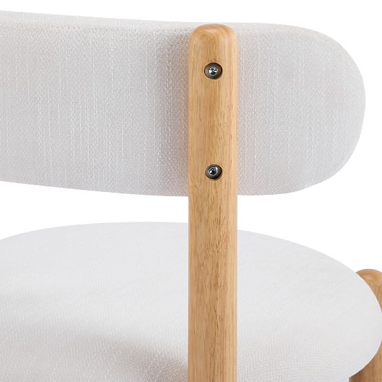 Blagovaonska stolica Yoko, krem/naturalna