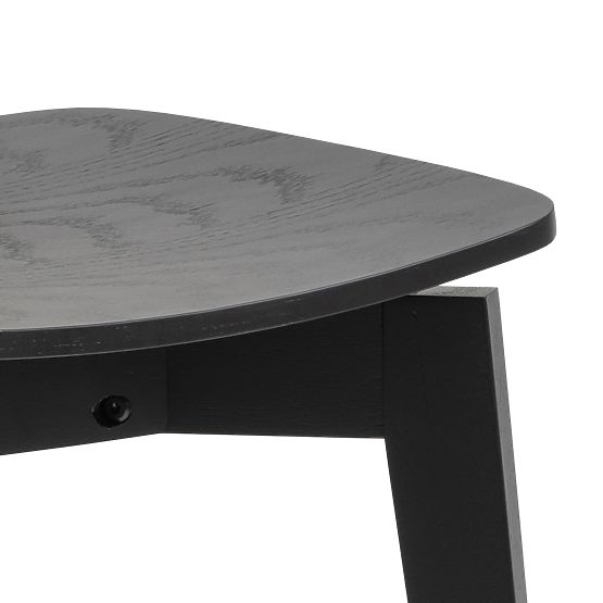 Blagovaonski set Roxby crni stol i četiri stolice