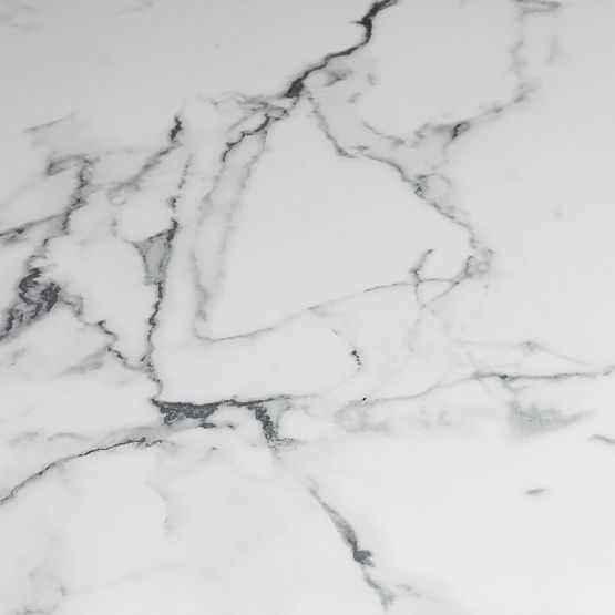 Blagovaonski stol Kairo 120 cm, okrugli, tamno bež, mramorni