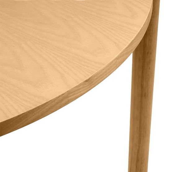 Blagovaonski stol Yoko 110,5 cm, okrugli, prirodni