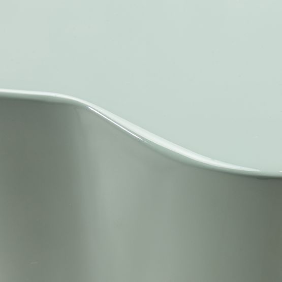 Bočni stolić Bow 49 cm, kaduljin, sjajni, zaobljeni oblici