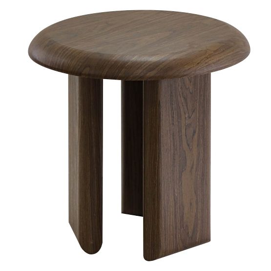 Bočni stolić Keo 50 cm, tamni orah